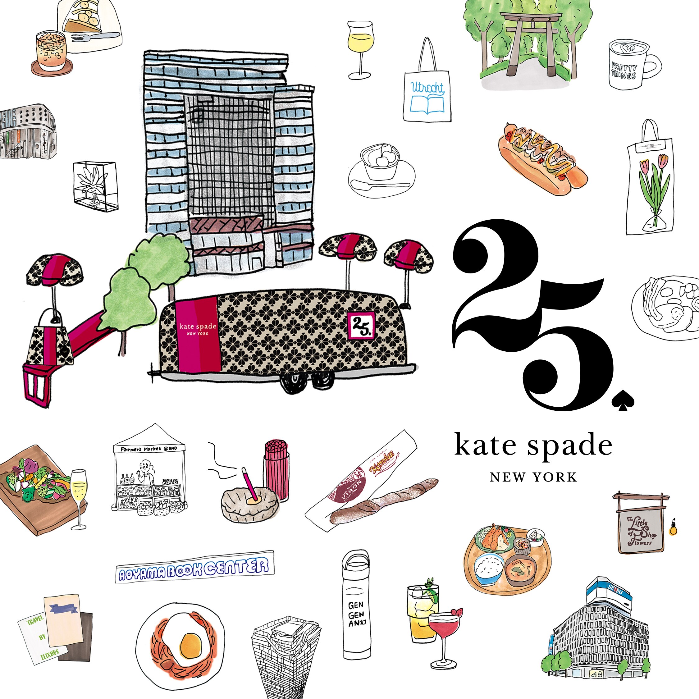 ケイト・スペード ニューヨークは、日本上陸25 周年を記念し、期間限定インスタレーション「スペード フラワー スクエア」を渋谷キャストで開催 |  公式ブランドブログ「our news」 |【公式】kate spade new york（ケイト・スペード ニューヨーク）
