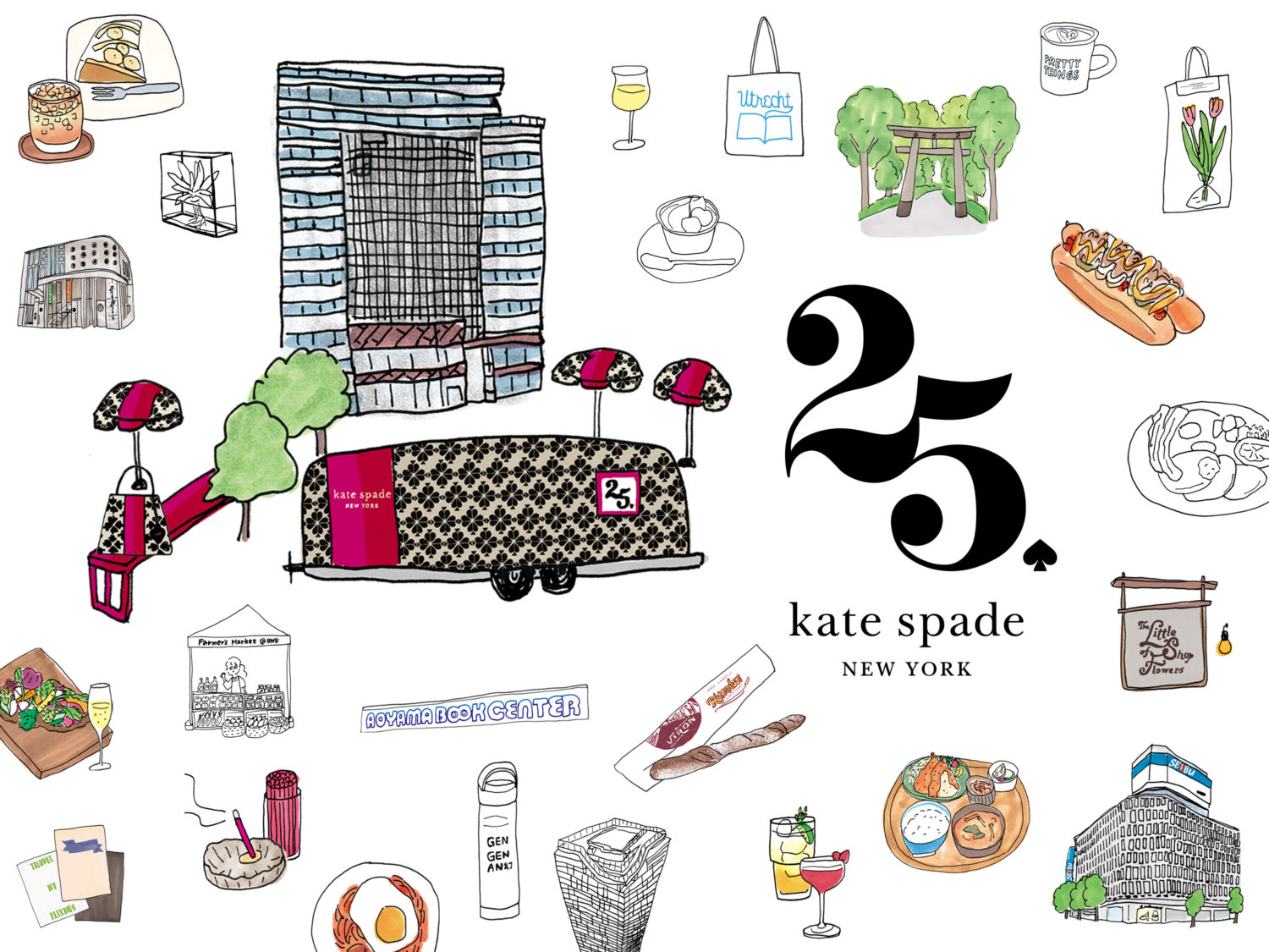 ケイト・スペード ニューヨークは、日本上陸25 周年を記念し、期間限定